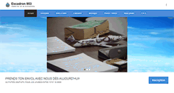 Desktop Screenshot of escadron953.com